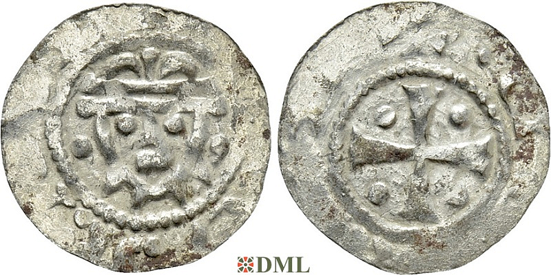 Денарий, Германия, Нижняя Лотарингия, Hermann (1059-1074), м.д. Jever, Dbg. 595