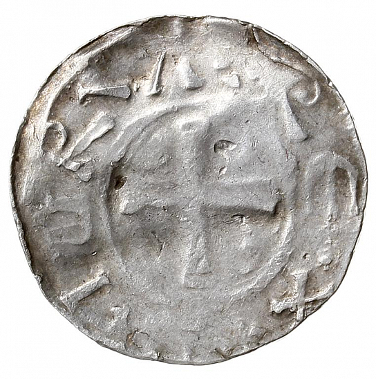 Денарий, Германия, Саксония, Нижняя Саксония , Otto III (983-1002), м.д. Goslar, type OAP