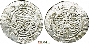 Денарий, Германия, Нижняя Лотарингия, Egbert II (1068-1090), м.д. Bolsward, Ilisch 2000, 22.7