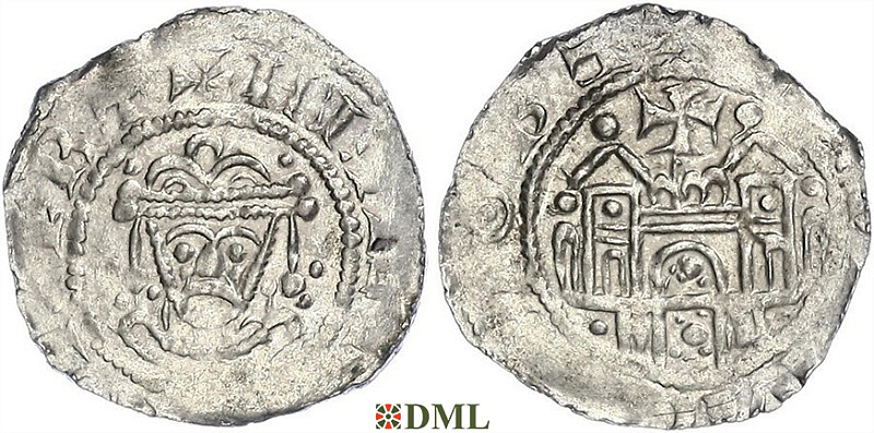 Обол, Германия, Франкония, Luitpold (1051-1059), м.д. Mainz, Dbg. 807
