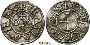 Денье, Каролинги, Eudes (887-898), м.д. Angers, Depeyrot 44