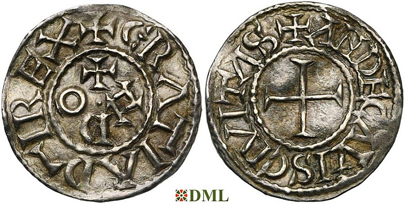 Денье, Каролинги, Eudes (887-898), м.д. Angers, Depeyrot 44