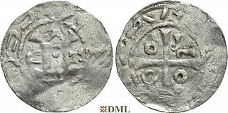 Денарий, Германия, Саксония, Anonymous bishop, м.д. Magdeburg, Dbg 1775