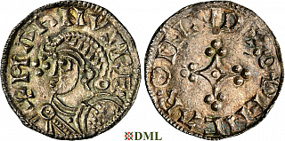 Денарий, Дания, Magnus I (1042-1047), м.д. Lund, Hbg. 9