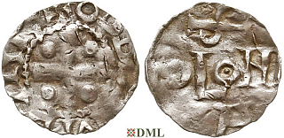 Денарий, Германия, Саксония, Anonymous bishop, м.д. Soest, Dbg. 342