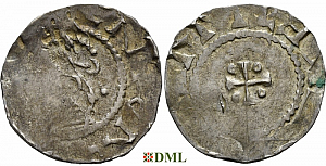 Денарий, Германия, Саксония, Heinrich II (1002-1024), м.д. Dortmund, Dbg. 752