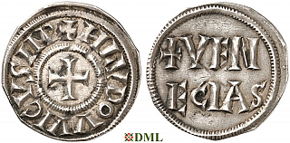 Денье, Каролинги, Louis le Pieux (814-840), м.д. Venise, Depeyrot 1116 D
