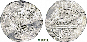 Денарий, Германия, Нижняя Лотарингия, Wilhelm de Ponte (1054-1076), м.д. Utrecht, Ilisch 2000, 10.10