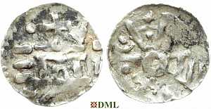 Денарий, Германия, Саксония, Anonymous bishop, м.д. Bardowick, Dbg. 1778