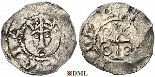 Денарий, Германия, Нижняя Лотарингия, Heinrich IV (1056-1106), м.д. Tiel, Ilisch 2000, 3.23