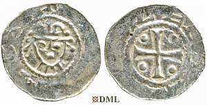 Денарий, Германия, Нижняя Лотарингия, Hermann (1059-1074), м.д. Jever, Dbg