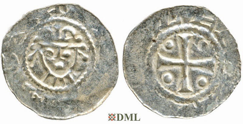 Денарий, Германия, Нижняя Лотарингия, Hermann (1059-1074), м.д. Jever, Dbg