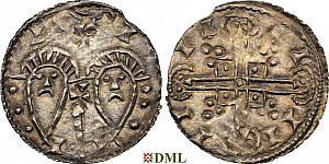 Денарий, Дания, Sven Estridsen (1047-1075), м.д. Viborg, Hbg. 63