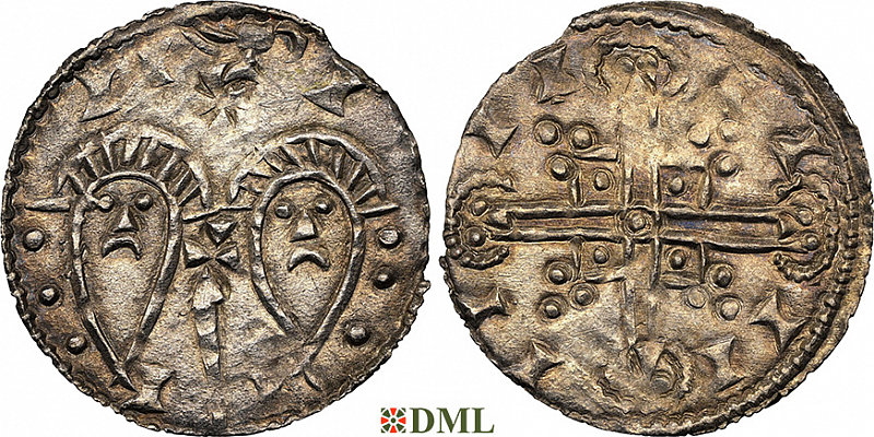 Денарий, Дания, Sven Estridsen (1047-1075), м.д. Viborg, Hbg. 63