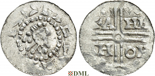 Денарий, Германия, Нижняя Лотарингия, Gf. Hermann (1020-1051), м.д. Emden, Dbg. 772