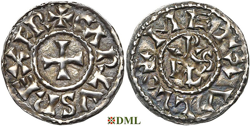 Денье, Каролинги, Charles le Chauve (840-877), м.д. Melle, Depeyrot 627