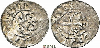 Денарий, Германия, Нижняя Лотарингия, Arnulf II (964-989) или Baldwin IV (989-1036), м.д. Arras, Ilisch 2014, 6.3 