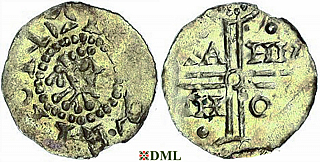 Денарий, Германия, Нижняя Лотарингия, Hermann (1020-1051), м.д. Emden, Dbg. 773