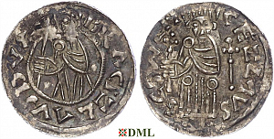 Денарий, Чехия, Богемия, Břetislav I (1034-1055), Šmerda 1996, 150