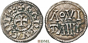 Обол, Каролинги, Charles le Chauve (840-877), м.д. Aquitaine, Depeyrot 51N