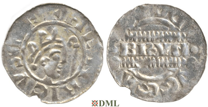 Денарий, Германия, Нижняя Лотарингия, Bruno III (1050-1057), м.д. DokkumIlisch 2000, 21.22