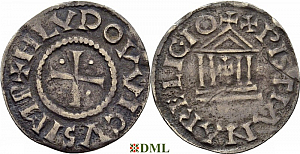 Денье, Каролинги, Louis le Pieux (814-840), Unknown mints, Depeyrot 1179