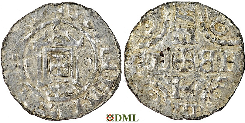 Денарий. Германия, Нижняя Лотарингия, Dirk IV (1039-1049), м.д. Rijnsburg, Ilisch 2000, 11.2