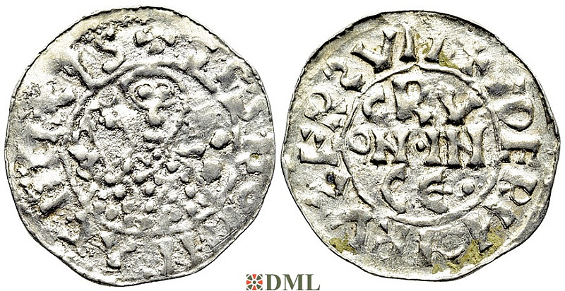 Денарий, Германия, Нижняя Лотарингия, B. Bernold (1040-1054), м.д. Groningen, Ilisch 2000 18.1.7