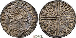 Денарий, Англия, Harold I (1035-1040), м.д. Chichester, монетарий Ælfric, North 803