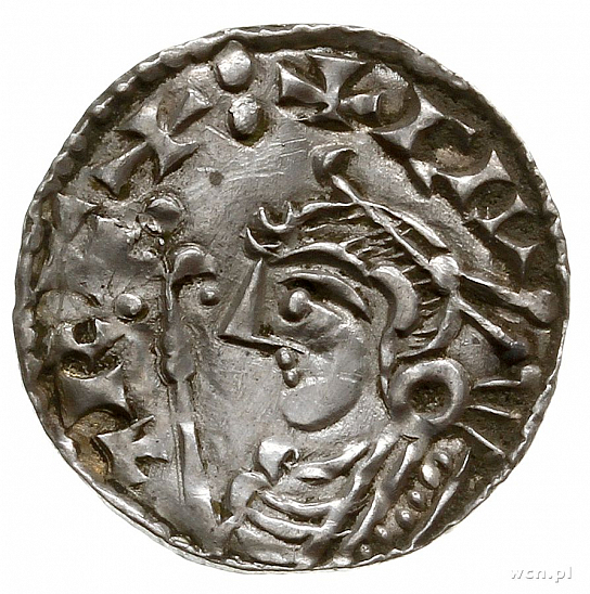 Денарий, Англия, Knut (1016-1035), м.д. York, монетарий Hildulfr, North 790