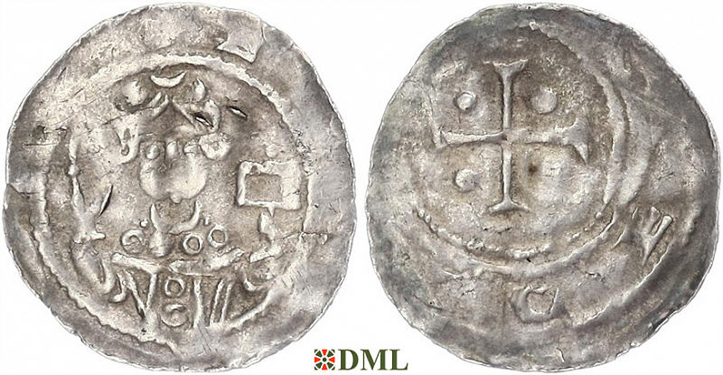 Денарий, Германия, Франкония, Anonymous bishop, м.д. Fritzlar