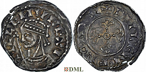 Денарий, Англия, William I (1066-1087), м.д. , North 839