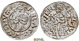 Денарий, Чехия, Богемия, Břetislav I (1034-1055), Šmerda 1996, 150