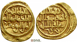 1/4 Динара, Фатимиды, халиф al-Mustansir billah (1036-1094)