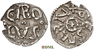 Денье, Каролинги, Charlemagne (768-814), м.д. Tours, Depeyrot 1051