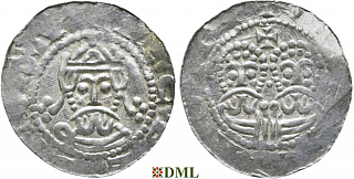 Денарий, Германия, Нижняя Лотарингия, Egbert II (1068-1090), м.д. Stavoren, Ilisch 2000, 22.1