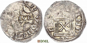 Денарий, Германия, Верхняя Лотарингия, Pilgrim (1027-1036) и Konrad II (1027-1039), м.д. Andernach, Dbg. 447