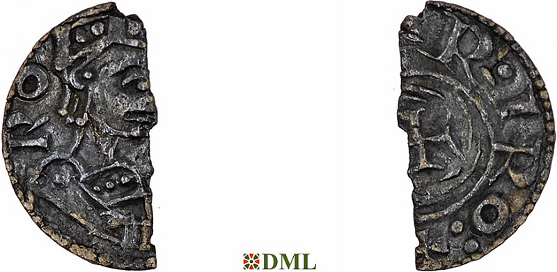 Денарий, Дания, Harald III Hen (1075-1080), м.д. Roskilde