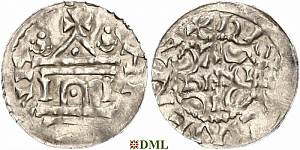 Денарий, Германия, Верхняя Лотарингия, Pilgrim (1027-1036) и Konrad II (1027-1039), м.д. Andernach, Dbg. 451