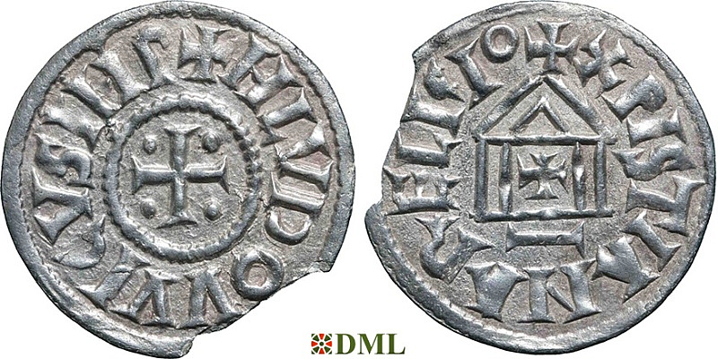 Денье, Каролинги, Louis le Pieux (814-840), Unknown mints, Depeyrot 1179