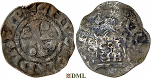 Денарий, Германия, Нижняя Лотарингия, Konrad II (1027-1039), Hermann II (1036-1056), м.д. Koln, Dbg. 385