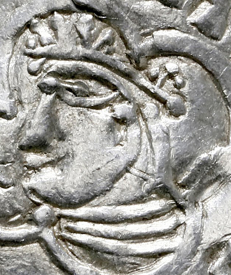 Денарий, Англия, Cnut (1016-1035), м.д. Watchet, монетарий Hunewine, North 781