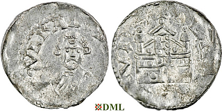 Денарий, Германия, Франкония, Konrad I (1056-1060), м.д. Speyer, Dbg. 839