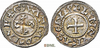 Денье, Каролинги, Eudes (Odo) (887-898), м.д. Limoges, Depeyrot 511