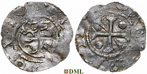 Денарий, Германия, Нижняя Лотарингия, Anonymous bishop, м.д. Flandern, Ilisch 2014 13.14