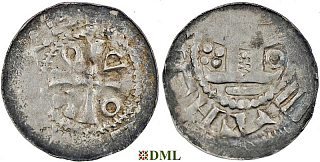 Денарий, Германия, Саксония, Anonymous bishop, м.д. Goslar, Hatz V