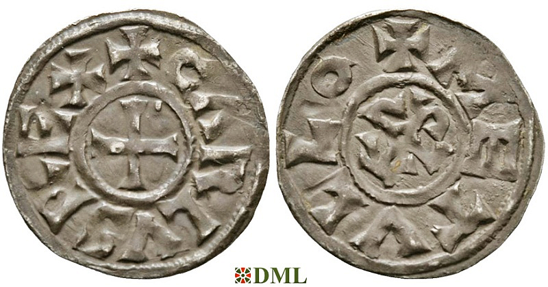 Денье, Каролинги, Charles le Chauve (840-877), м.д. Melle, Depeyrot 626