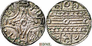 Денарий, Дания, Sven Estridsen (1047-1075), м.д. Roskilde, Hbg. 39а