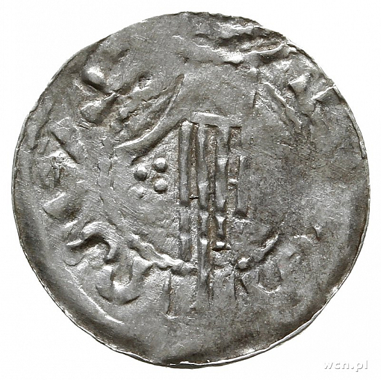 Денарий, Германия, Швабия, Heinrich II (1002-1024), м.д. Esslingen, Dbg. 951