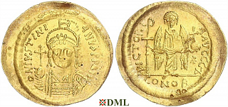 Солид, Византия, Justinian I (527-565), м.д. Constantinople